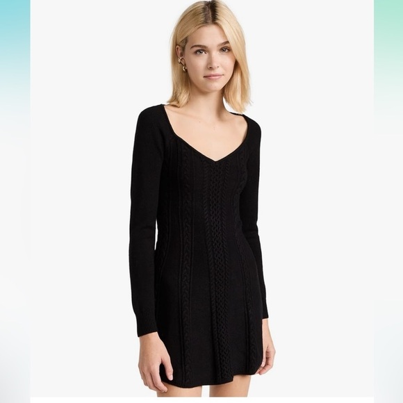 Free People Women's Small World Mini Sweater Dress Size - Picture 1 of 5